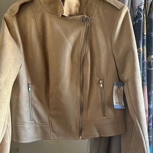 Blank NYC Camel Leather Jacket